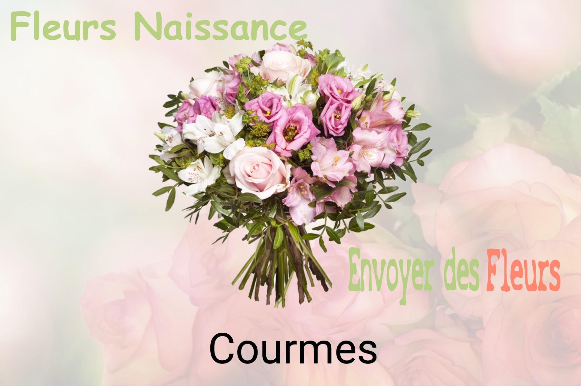 Bouquet de fleurs de naissance livré à Courmes